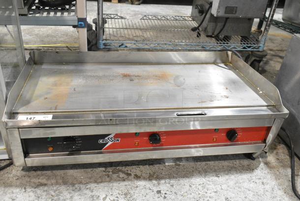 2024 Crosson EG-918C Stainless Steel Commercial Countertop Electric Powered Flat Top Griddle. 240 Volts. - Image 4 of 9