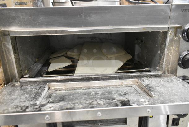 Vevor ZH-3M Stainless Steel Commercial Countertop Electric Powered 2 Deck Pizza Oven w/ Broken Cooking Stones. 110 Volts, 1 Phase. Tested and Working! - Image 5 of 8