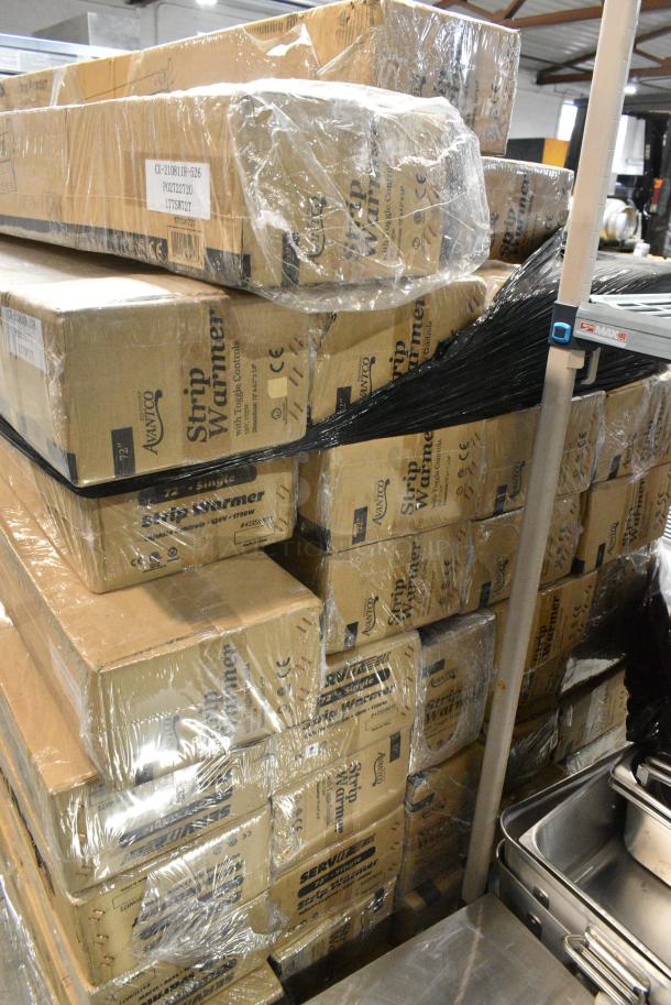 36 BRAND NEW SCRATCH AND DENT! Items Including Avantco 177SW60INCP 60" Strip Warmer with Adjustable Infinite Control and Cord, Avantco 177SW72T 72" High Wattage Strip Warmer with On/Off Toggle Controls, ServIt 423SWI72 72" High Wattage Strip Warmer with Adjustable Infinite Controls. 36 Times Your Bid! - Image 8 of 8