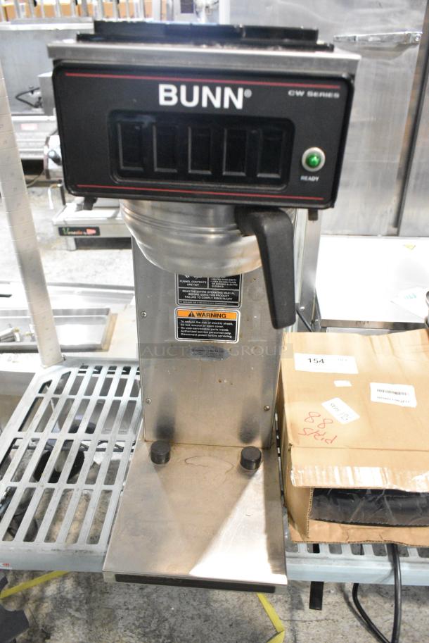 Bunn CW15-APS Stainless Steel Commercial Countertop Coffee Machine w/ Metal Brew Basket. 120 Volts, 1 Phase. - Image 5 of 10