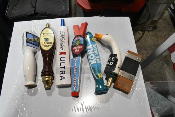 ALL ONE MONEY! Tier Lot of Various Items Including Whisk Attachments, Pelican Head Piece and Beer Tap Handles. - Image 4 of 12