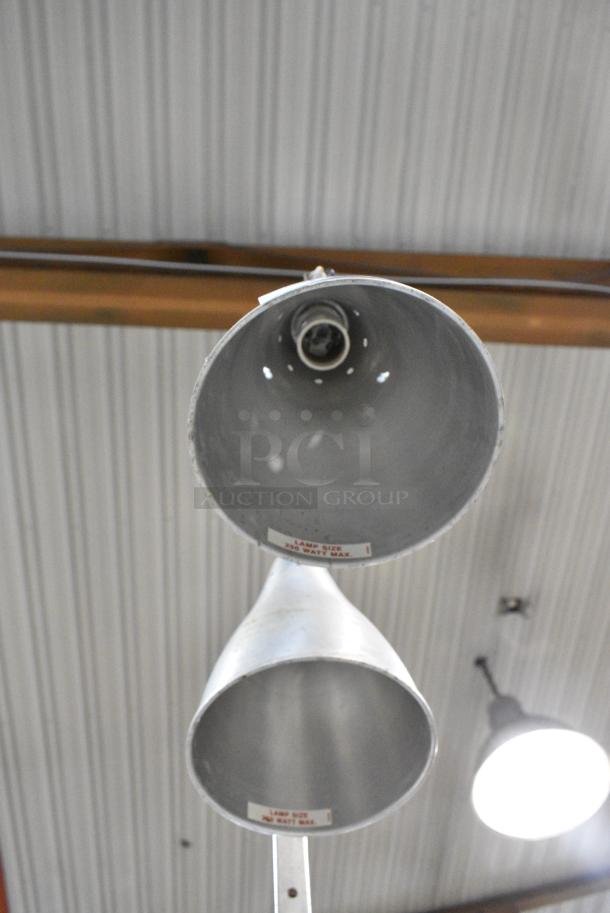 Eagle BW-2-120 Metal Commercial Countertop 2 Head Warming Lamp. 120 Volts, 1 Phase. Tested and Working! - Image 3 of 6