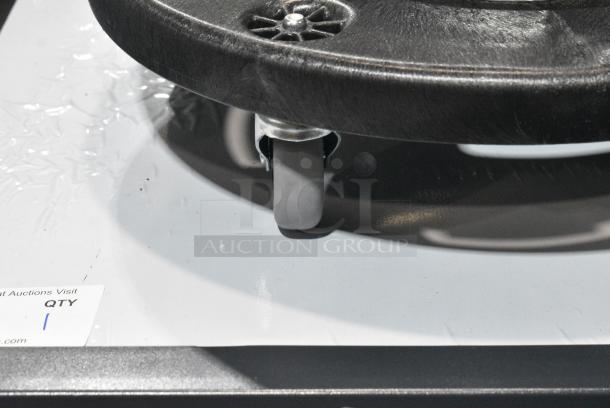 2 Black Round Trash Can Dolly on Commercial Casters. 2 Times Your Bid! - Image 3 of 5