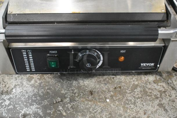 Vevor HT-812 Stainless Steel Commercial Countertop Panini Press. 120 Volts, 1 Phase. Tested and Does Not Power On - Image 3 of 8