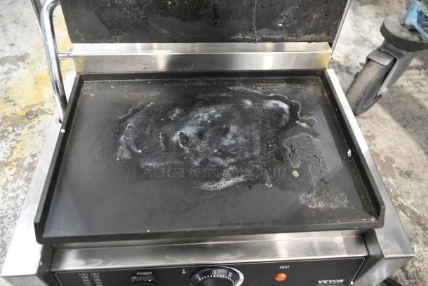 Vevor HT-812 Stainless Steel Commercial Countertop Panini Press. 120 Volts, 1 Phase. Tested and Does Not Power On - Image 6 of 8
