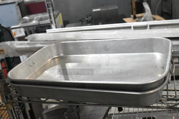 ALL ONE MONEY! Tier Lot of Various Items Including Metal Fry Baskets, Poly Bin and Skillets - Image 3 of 7