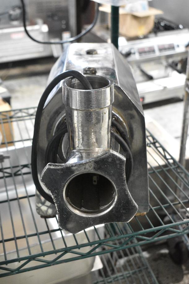 Boxer Metal Commercial Countertop Meat Grinder. 115 Volts, 1 Phase. Tested and Does Not Power On - Image 5 of 8