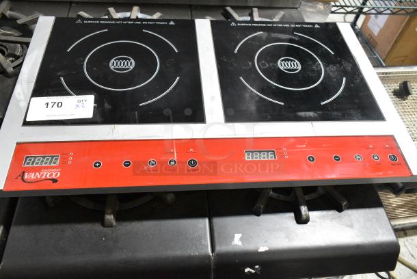 2 Avantco IC18DB Metal Countertop Electric Powered 2 Burner Induction Range. 120 Volts, 1 Phase. 2 Times Your Bid! - Image 4 of 7