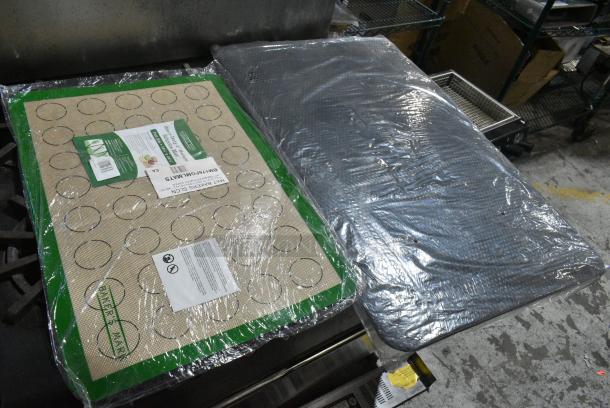 2 Various BRAND NEW SCRATCH AND DENT! Items Including BM176FGMLMATS Bakers Mat and 547AFM518118 360 Office Furniture 20" x 32" Black Anti-Fatigue Mat. 2 Times Your Bid! - Image 1 of 6