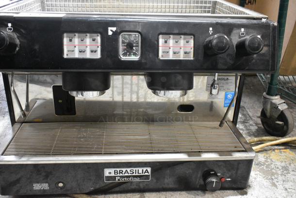 Brasilia Portofino 2 GP/DIG Metal Commercial Countertop 2 Group Espresso Machine. 220 Volts. - Image 4 of 8