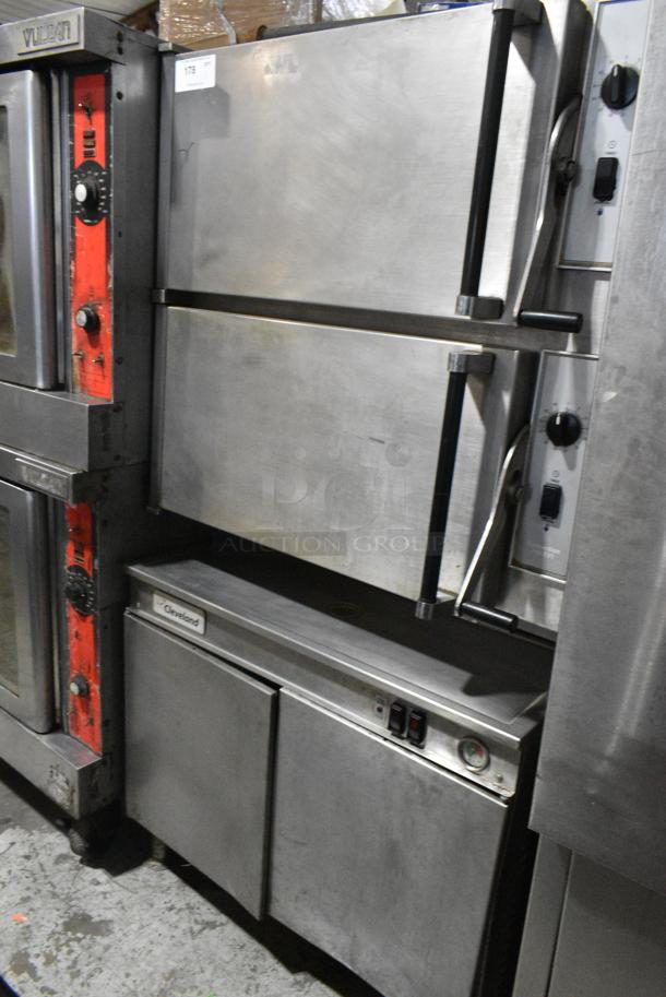 2017 Cleveland 36CGM16300 Convection Pro XVI Metal Commercial Natural Gas Powered 2 Deck Steam Cabinet. 300,000 BTU. - Image 2 of 11