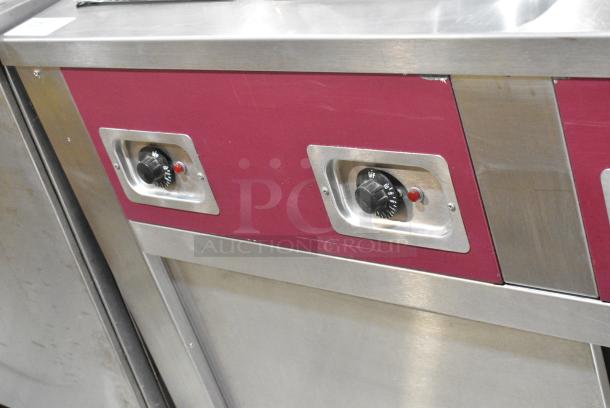 Seco Products 4HF Stainless Steel Commercial Electric Powered 4 Bay Steam Table on Commercial Casters. 120/208 Volts. 1 Phase. - Image 3 of 10