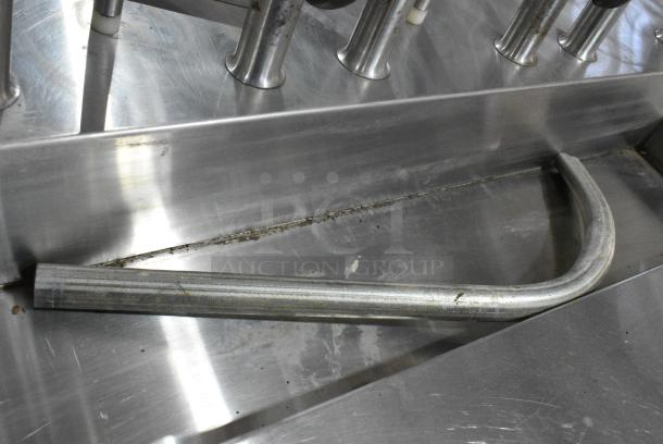 Vulcan VOB-4148G Stainless Steel Commercial Floor Style Propane Gas Powered 4 Kettle Tilting Kettle Stand. - Image 3 of 9