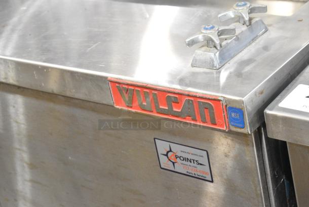 Vulcan VOB-4148G Stainless Steel Commercial Floor Style Propane Gas Powered 4 Kettle Tilting Kettle Stand. - Image 5 of 9