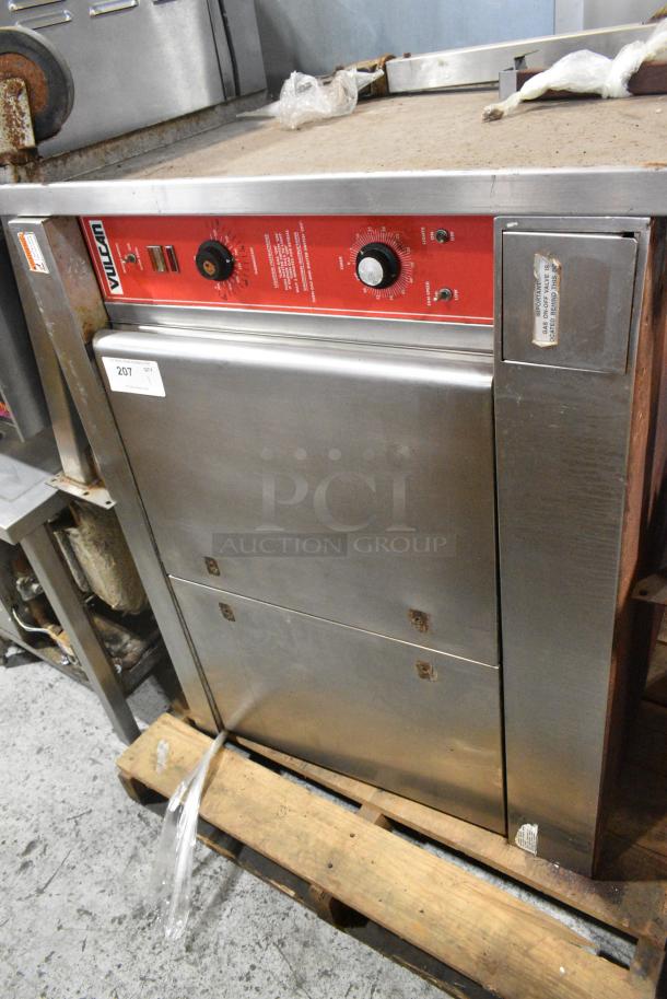 Vulcan Stainless Steel Commercial Propane Gas Powered Full Size Convection Oven w/ Solid Doors, Metal Oven Racks and Thermostatic Controls. - Image 6 of 7