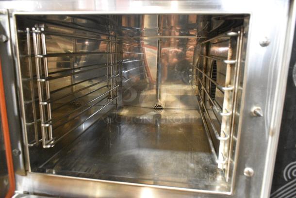 Groen HyPer Steam Stainless Steel Commercial Floor Style Natural Gas Powered 2 Deck Steam Cabinet. - Image 6 of 13