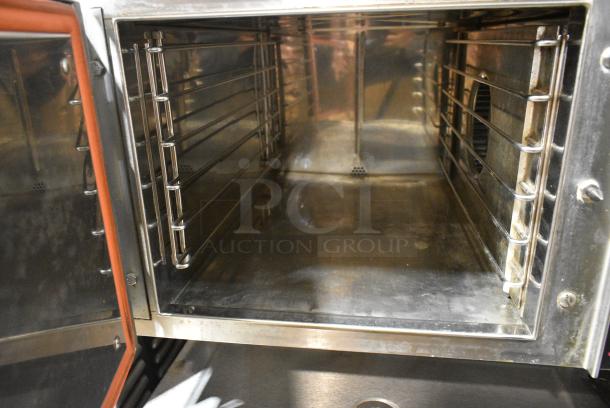 Groen HyPer Steam Stainless Steel Commercial Floor Style Natural Gas Powered 2 Deck Steam Cabinet. - Image 7 of 13