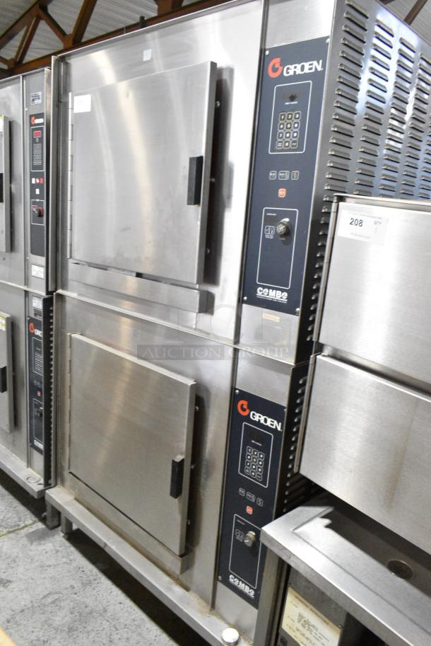2 Groen CC20-G Stainless Steel Commercial Natural Gas Powered Convection Oven. 90,000BTU.  2 Times Your Bid! - Image 2 of 8