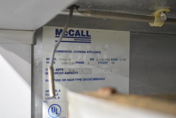 McCall 4002-H Stainless Steel Commercial 2 Door Roll In Pan Rack Warming Cabinet. 208/230 Volts, 1 Phase. - Image 8 of 8