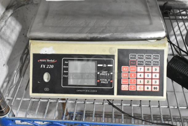 Avery Berkel FX220 Countertop Food Portioning Scale. - Image 3 of 7