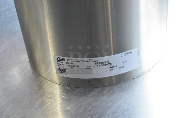 Curtis TCN1510 Stainless Steel Commercial Beverage Holder Dispenser on Stand. - Image 8 of 8