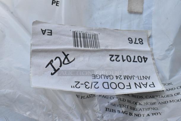 20 BRAND NEW SCRATCH AND DENT! Items Including Stainless Steel Drop In Bins including 4070122 Choice 2/3 Size 2 1/2" Deep Anti-Jam Stainless Steel Steam Table / Hotel Pan - 24 Gauge. 20 Times Your Bid! - Image 5 of 8