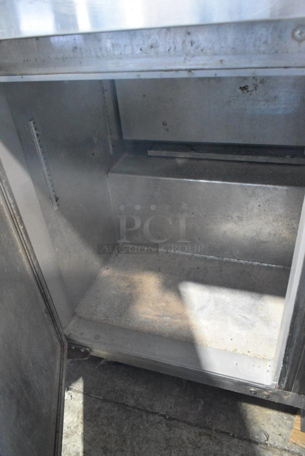 Continental SW48-BS Stainless Steel Commercial 2 Door Work Top Cooler on Commercial Casters. 115 Volts, 1 Phase. Tested and Working! - Image 5 of 8