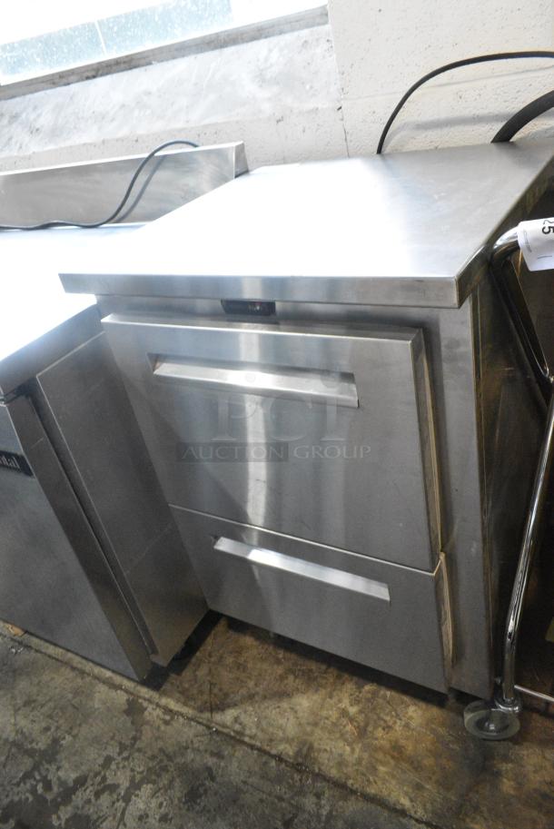 Infinity IBLRR-1-2-SSD-AS-ST-CL-M Stainless Steel Commercial 2 Drawer Cooler. 115 Volts, 1 Phase. Tested and Powers On But Does Not Get Cold - Image 2 of 6