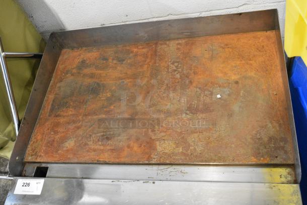 Sierra Stainless Steel Commercial Countertop Natural Gas Powered Flat Top Griddle. - Image 5 of 7