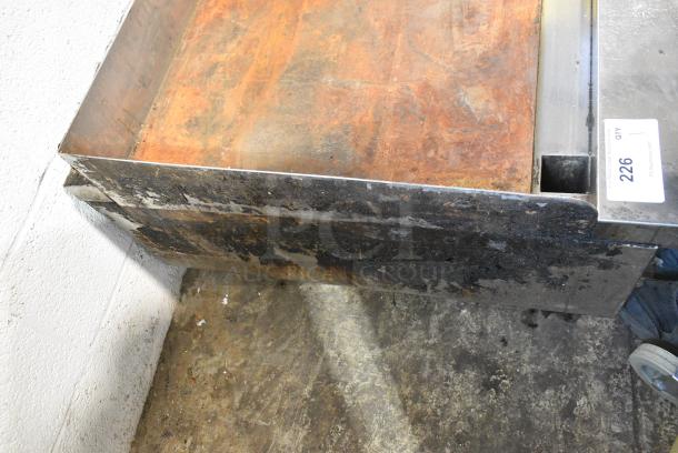 Sierra Stainless Steel Commercial Countertop Natural Gas Powered Flat Top Griddle. - Image 7 of 7