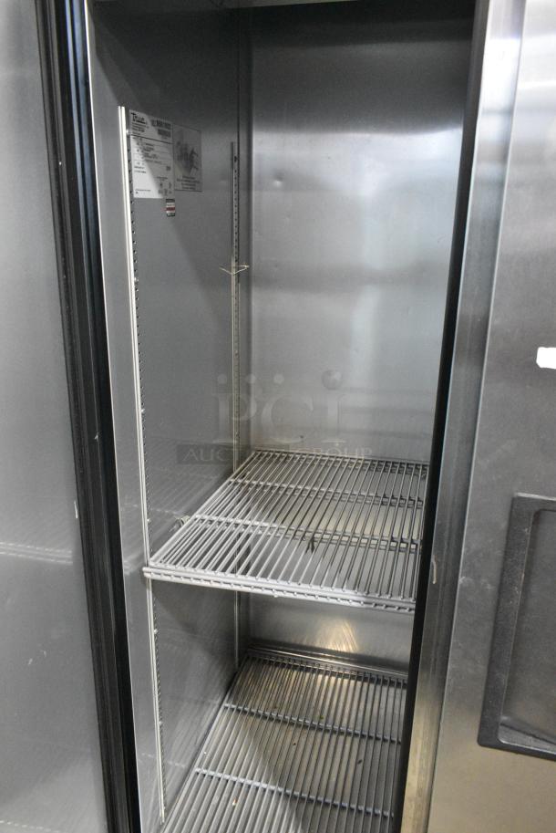 True T-35 Stainless Steel Commercial 2 Door Reach In Cooler w/ Poly Coated Racks. 115 Volts, 1 Phase. Tested and Working! - Image 6 of 7