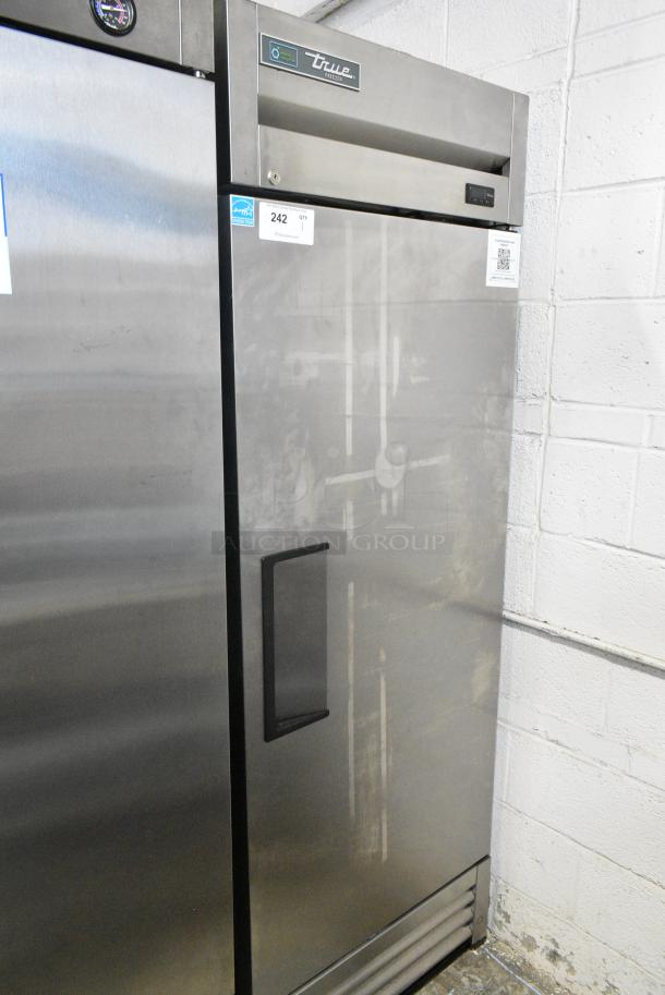 2023 True T-19F-HC Stainless Steel Commercial Single Door Reach In Freezer w/ Poly Coated Racks. 115 Volts, 1 Phase. Tested and Working! - Image 1 of 5