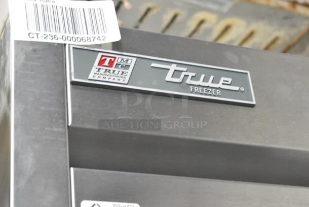 2016 True T-19F Stainless Steel Commercial Single Door Reach In Freezer w/ Poly Coated Racks. 115 Volts, 1 Phase. Tested and Working! - Image 2 of 4