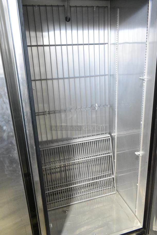 2016 True T-19F Stainless Steel Commercial Single Door Reach In Freezer w/ Poly Coated Racks. 115 Volts, 1 Phase. Tested and Working! - Image 3 of 4