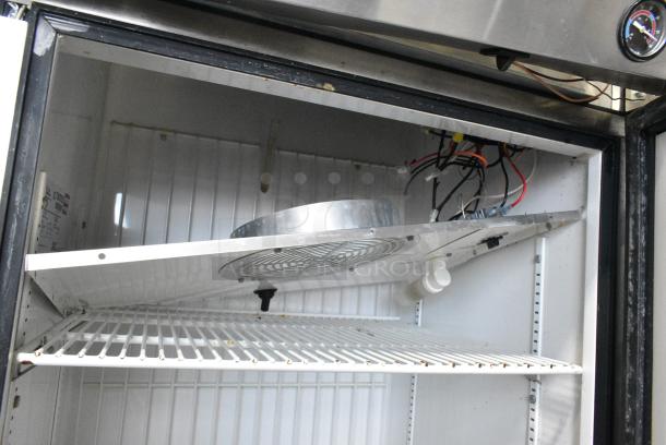 True T-19F Stainless Steel Commercial Single Door Reach In Freezer w/ Poly Coated Racks on Commercial Casters. 115 Volts, 1 Phase. Tested and Working! - Image 7 of 8