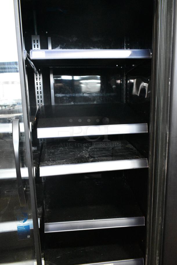 2021 True TVM-48SL-HC Metal Commercial 2 Door Reach In Cooler Merchandiser w/ Metal Shelves. 115 Volts, 1 Phase. Tested and Working! - Image 6 of 7