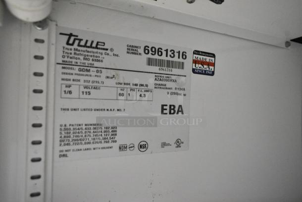 True GDM-05 Metal Mini Cooler Merchandiser. 115 Volts, 1 Phase. Tested and Working! - Image 3 of 3