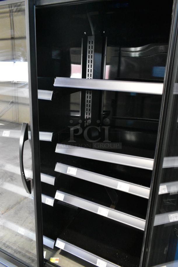 2021 True TVM-48SL-HC Metal Commercial 2 Door Reach In Cooler Merchandiser w/ Metal Shelves. 115 Volts, 1 Phase. Tested and Working! - Image 5 of 7