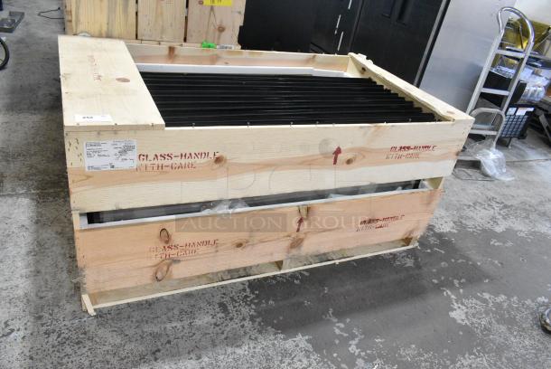 12 BRAND NEW IN CRATE! VSTE 23-1/8"x60" Glass Doors. 12 Times Your Bid! - Image 1 of 6