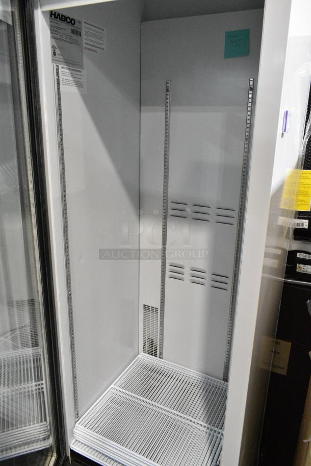 2019 Habco SE18 Metal Commercial Single Door Reach In Cooler Merchandiser. 115 Volts, 1 Phase. Tested and Working! - Image 5 of 6