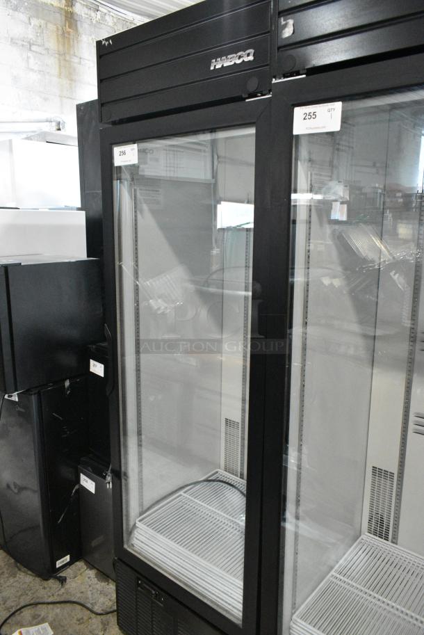 2019 Habco SE18 Metal Commercial Single Door Reach In Cooler Merchandiser. 115 Volts, 1 Phase. Tested and Working! - Image 1 of 6