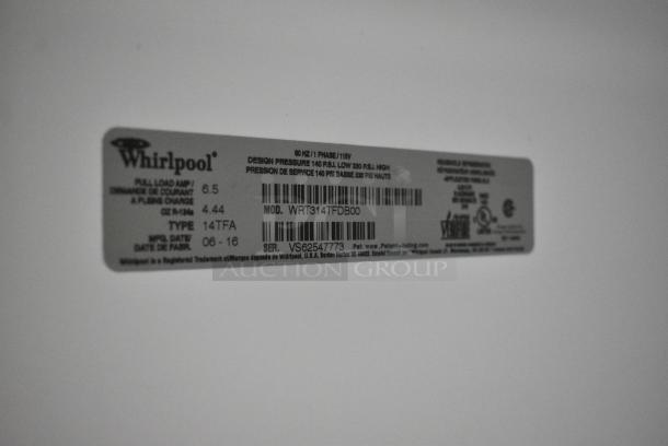 Whirlpool WRT314TFDB00 Cooler w/ Freezer. 115 Volts, 1 Phase. Tested and Working! - Image 7 of 7