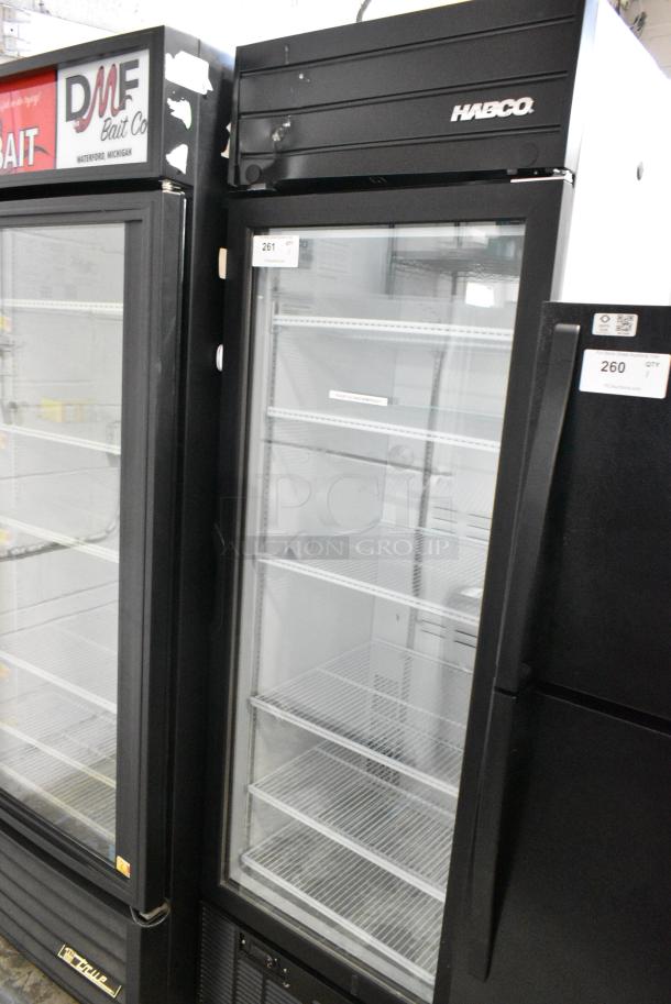 2019 Habco SE18 Metal Commercial Single Door Reach In Cooler Merchandiser. 115 Volts, 1 Phase. Tested and Working! - Image 1 of 5
