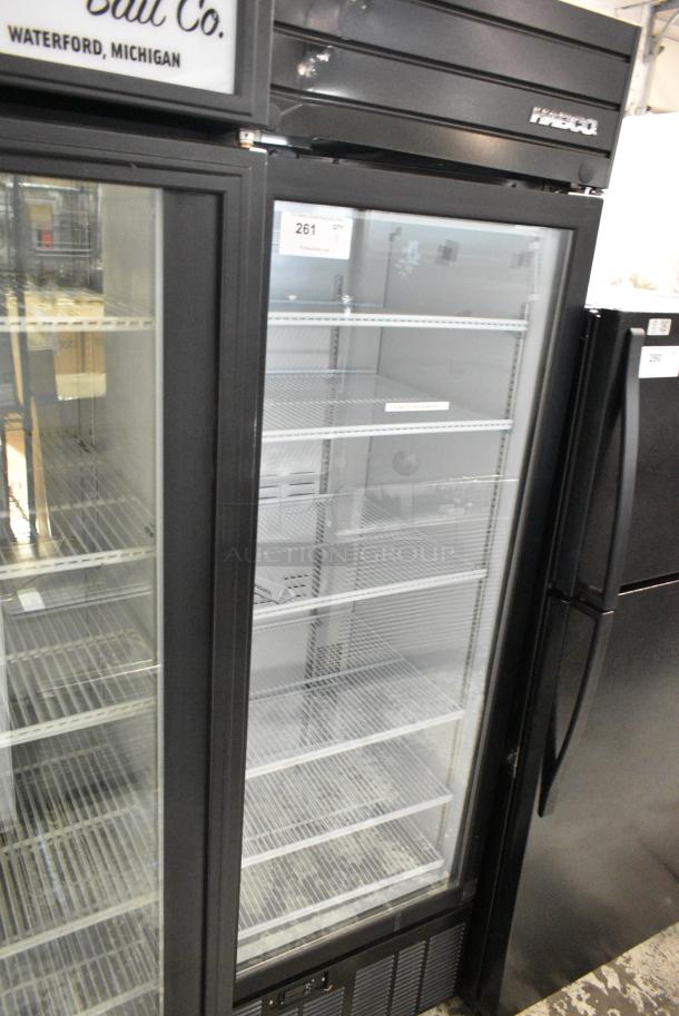 2019 Habco SE18 Metal Commercial Single Door Reach In Cooler Merchandiser. 115 Volts, 1 Phase. Tested and Working! - Image 2 of 5