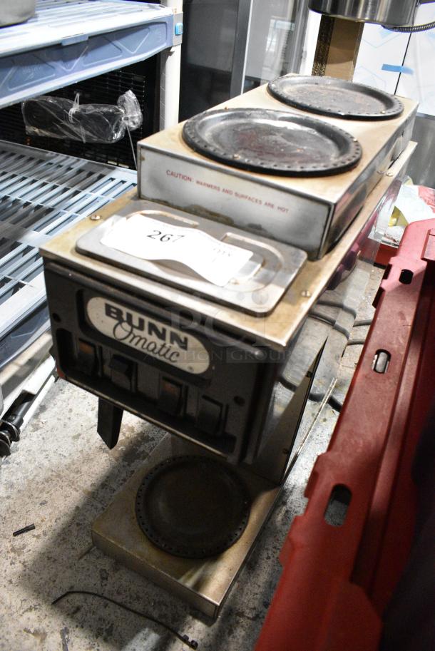 Bunn Stainless Steel Commercial 3 Burner Coffee Machine. 120 Volts, 1 Phase. - Image 3 of 9