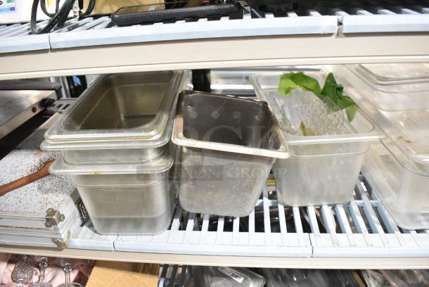 ALL ONE MONEY! Lot of Various Items Including Stainless Drop In Bins, Poly Bins and Electric Griddle. - Image 4 of 5