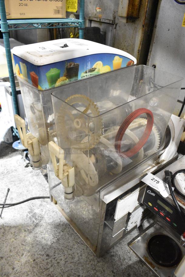 Crathco ID22 Metal Commercial Countertop 2 Hopper Slushie Machine. Missing Lid. 115 Volts, 1 Phase. Tested and Working! - Image 3 of 9