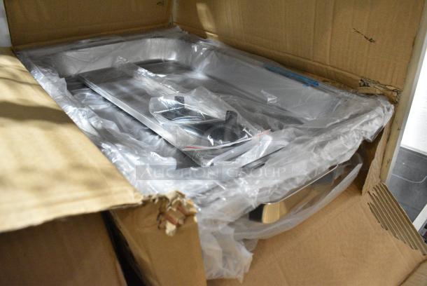 2 BRAND NEW IN BOX! Choice 100FOLDCHAFE Metal Chafer. 2 Times Your Bid! - Image 2 of 7