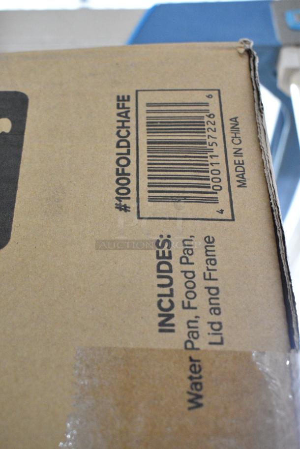 2 BRAND NEW IN BOX! Choice 100FOLDCHAFE Metal Chafer. 2 Times Your Bid! - Image 6 of 7