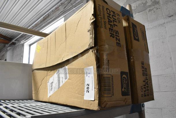 2 BRAND NEW IN BOX! Choice 100FOLDCHAFE Metal Chafer. 2 Times Your Bid! - Image 7 of 7